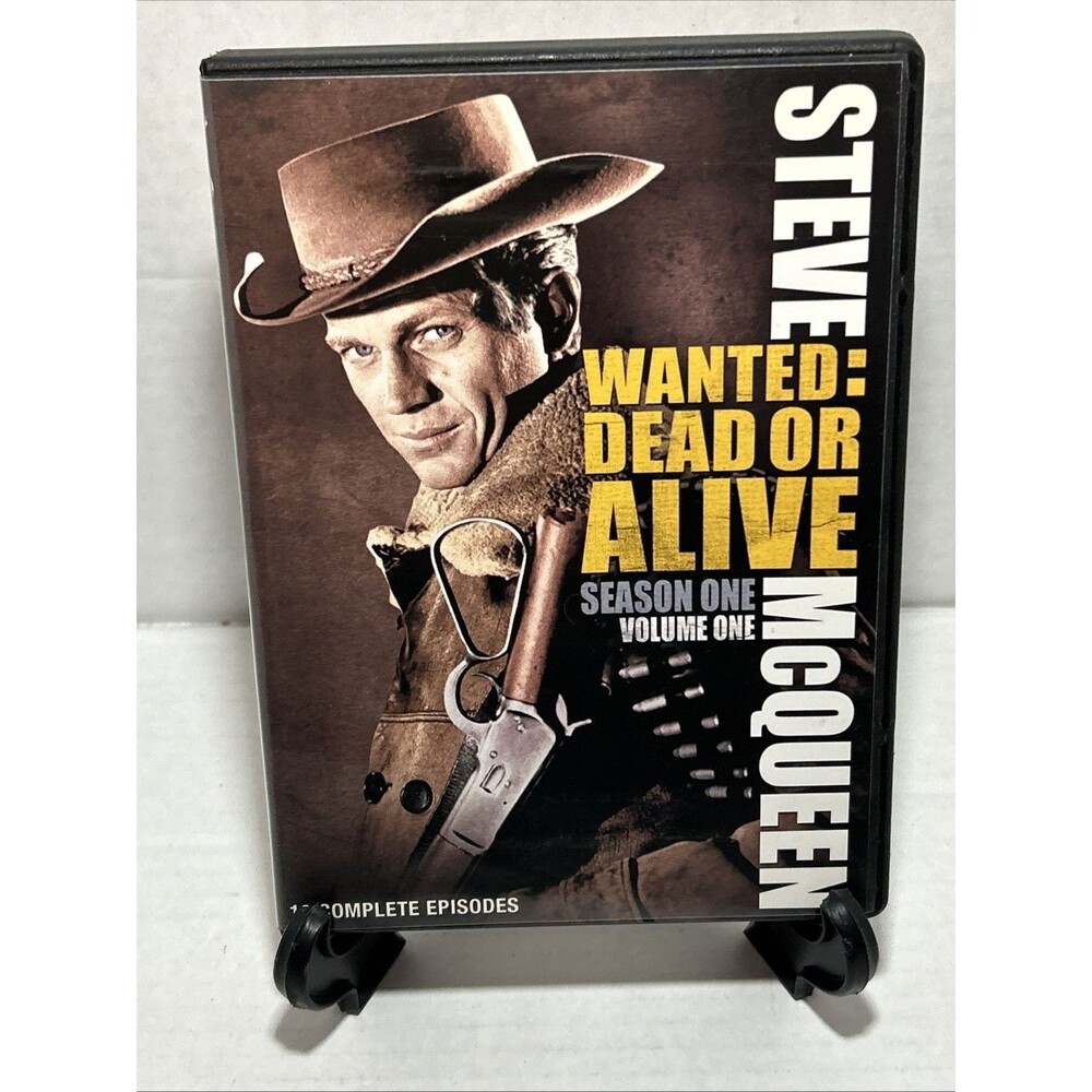 Wanted Dead Or Alive-Season 1 Volume 1 (DVD, 2 Discs) Steve McQueen